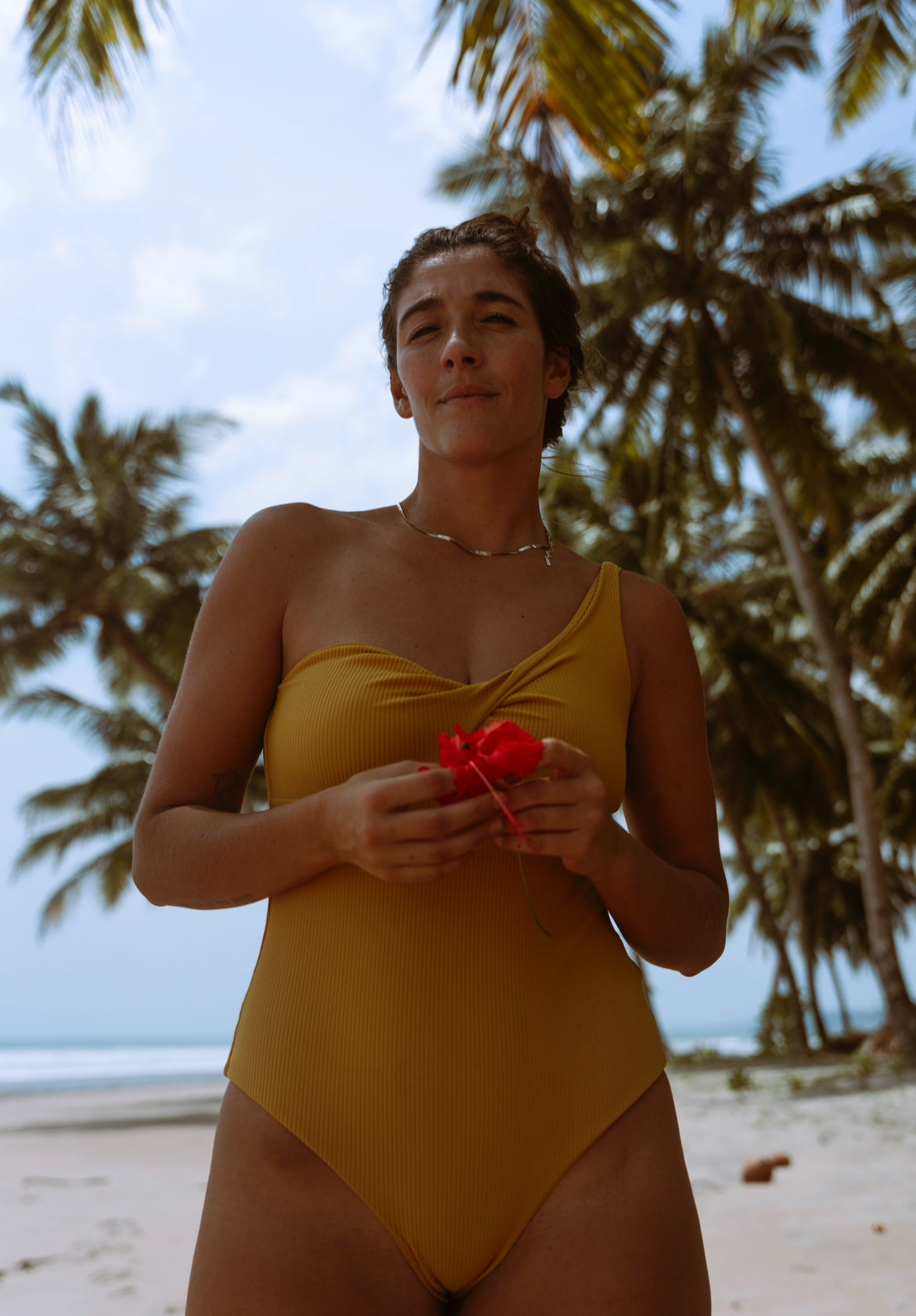 Patty Asymmetrical One Piece