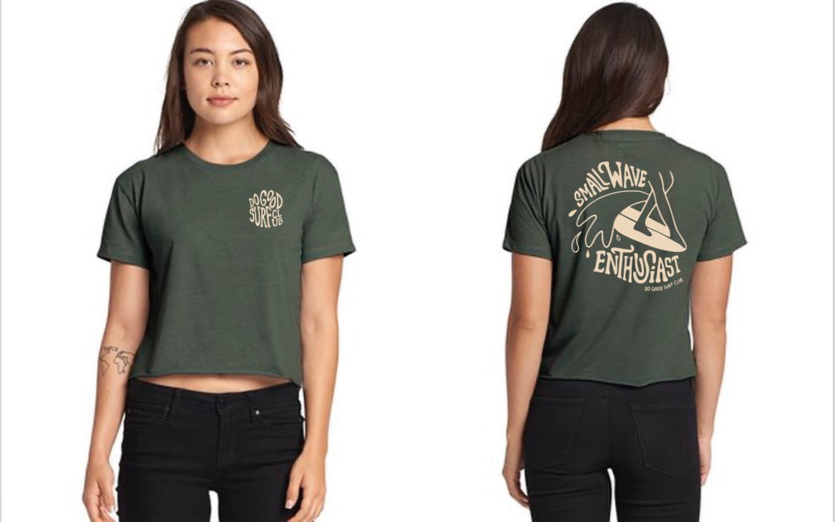 Small Wave Enthusiast Crop Tee - Do Good Swimwear