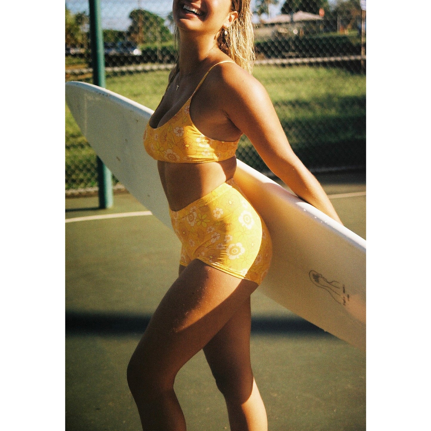 Orange Blossom Surf Shorts