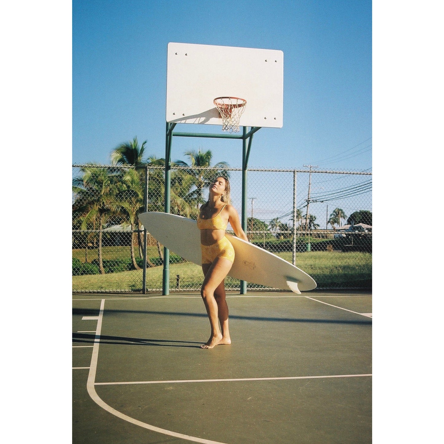 Orange Blossom Surf Shorts