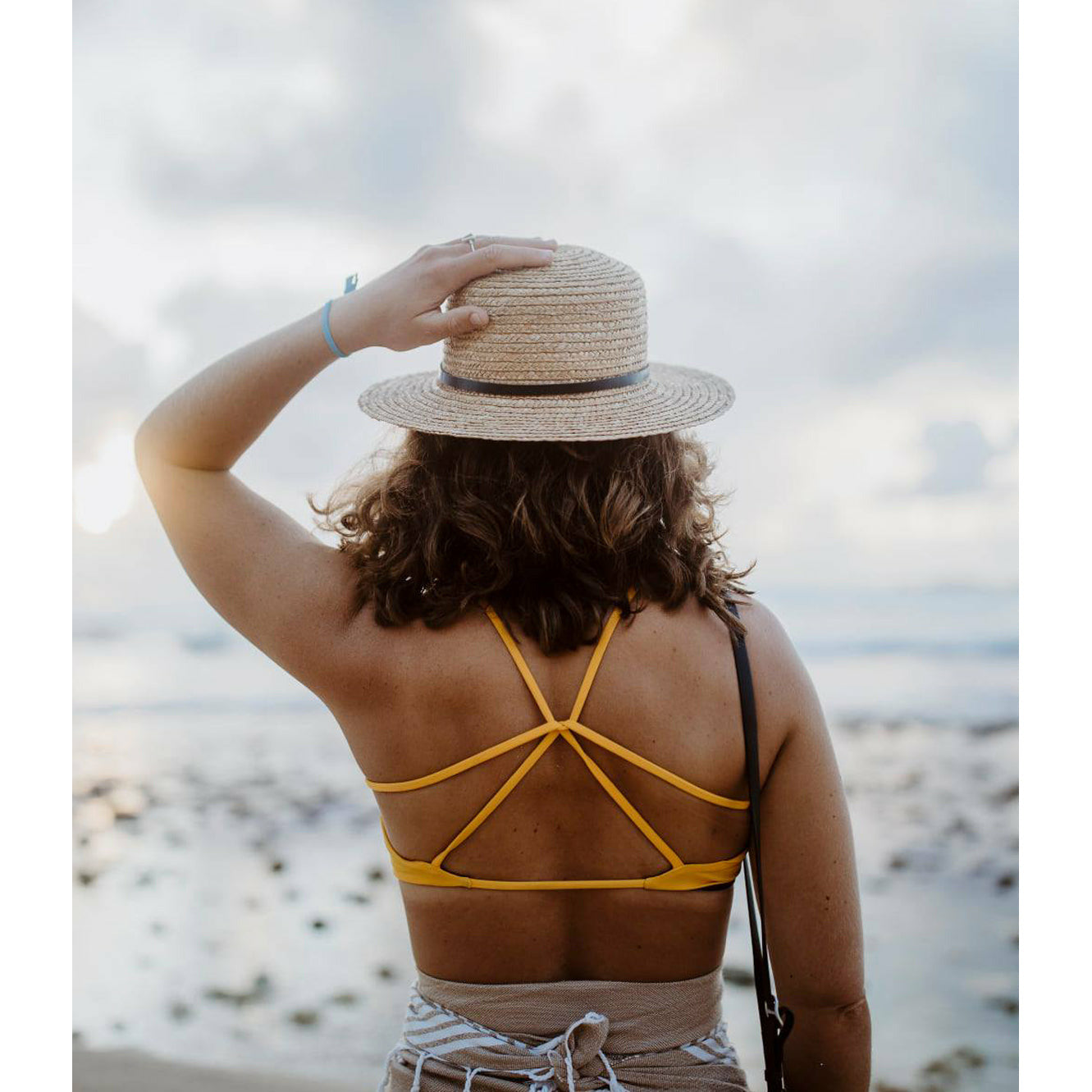 Kelia Reversible Twist Back Bikini Top - Do Good Swimwear