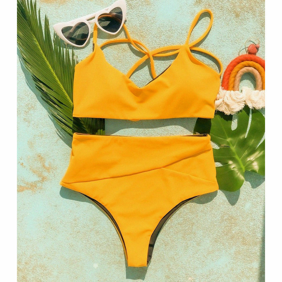 Jazzy High Waist Reversible Bottoms - Do Good Swimwear