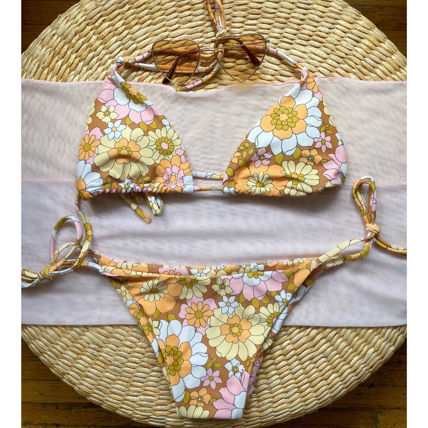 Jackie Retro Tri Halter Top - Do Good Swimwear