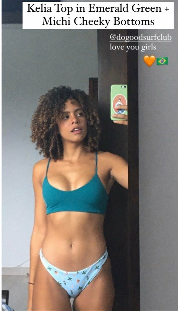 Kelia Twist Back Surf Top - Do Good Swimwear