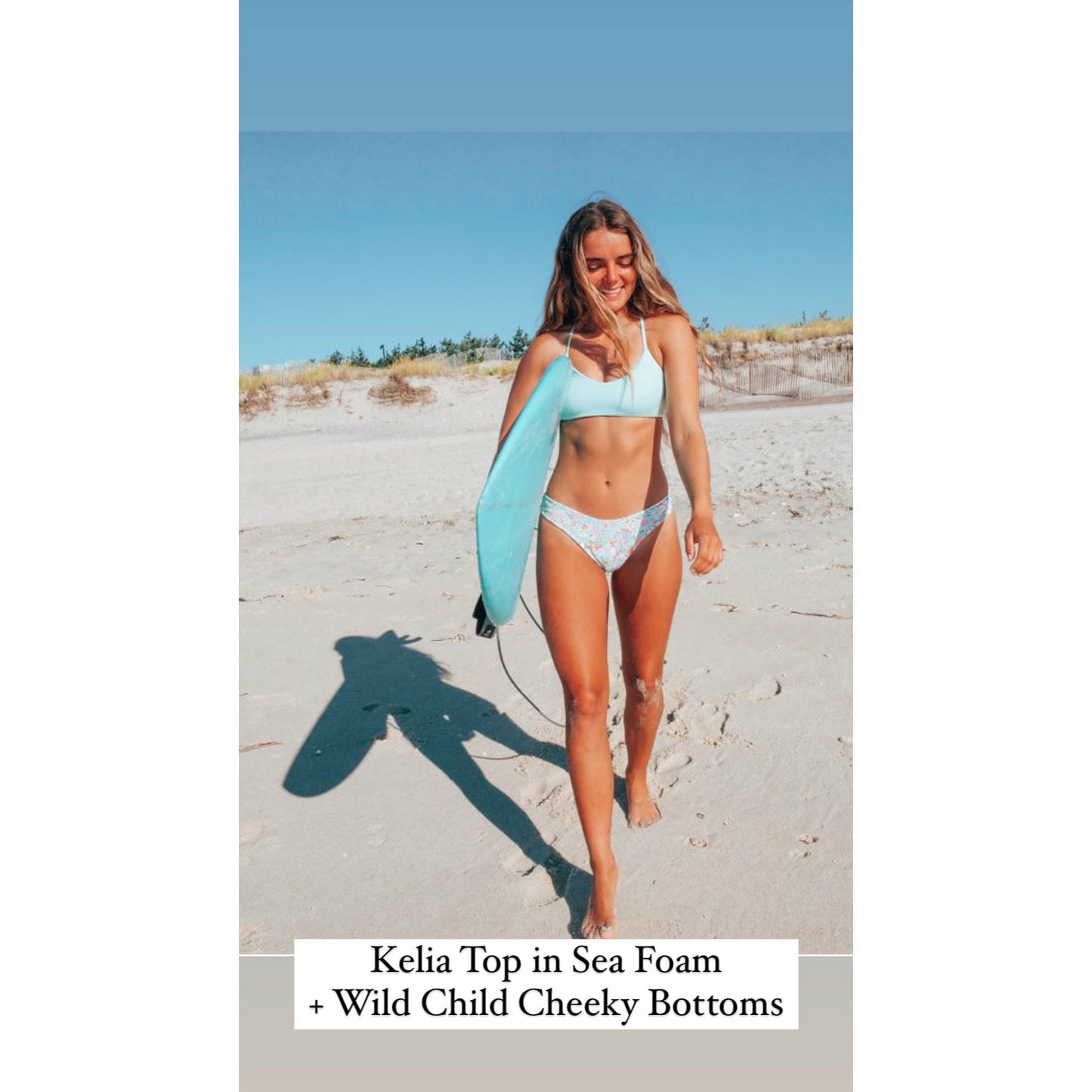 Kelia Twist Back Surf Top - Do Good Swimwear