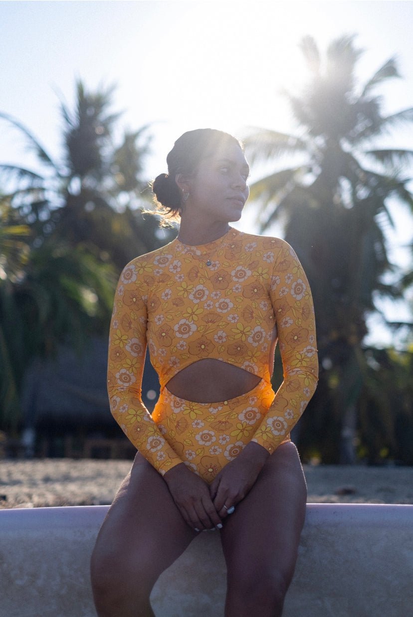 Orange Blossom Rashguard - Do Good Swimwear